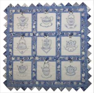 Teapot Stitchery of the Month