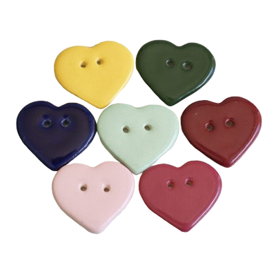 3 Custom I Heart Buttons