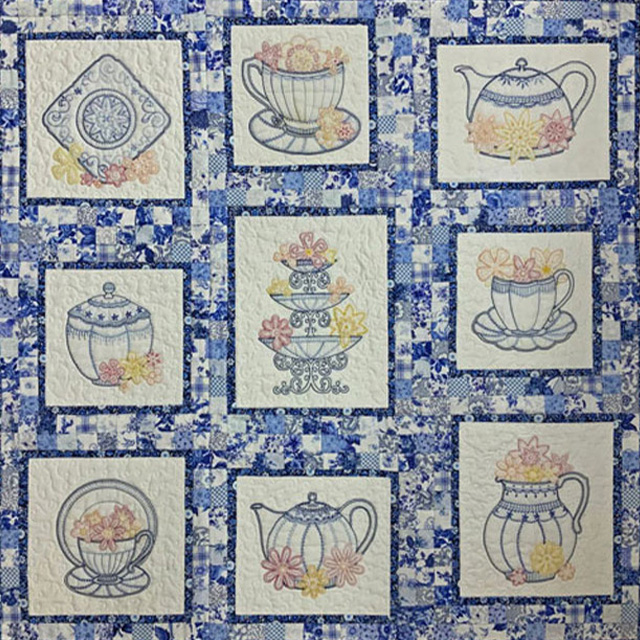 Tea party preprinted bundle complete set