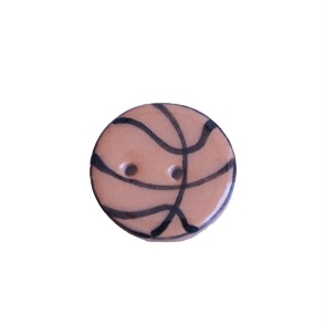 NTD small basketball ceramic button